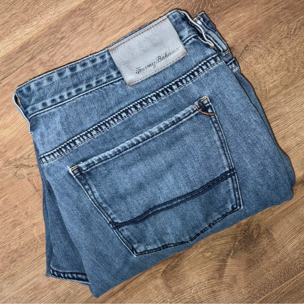 Tommy Bahama Authentic Mens Jeans 40x32 Light Wash